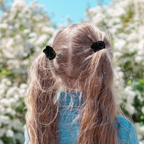 Glamorous Black Scrunchies - 20-piece Set for Bridesmaid Proposals & Events - Picture 8 of 8